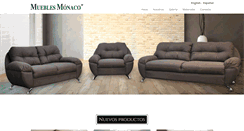 Desktop Screenshot of mueblesmonaco.com.mx